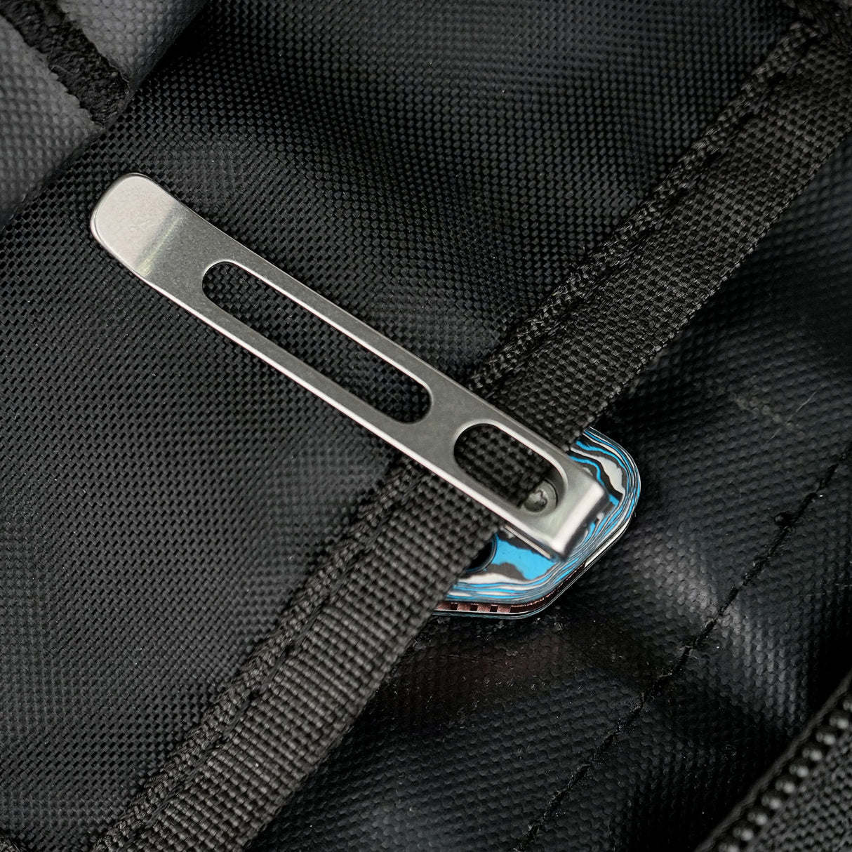 Marten | Blue Carbon Fibre + 154CM - A1609