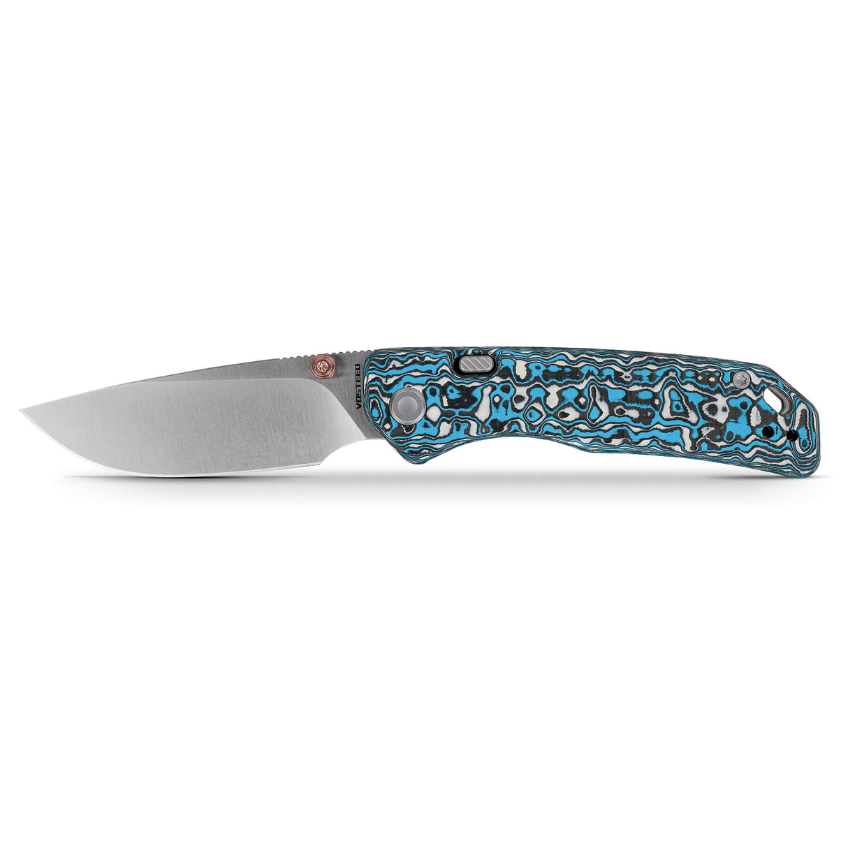 Marten | Blue Carbon Fibre + 154CM - A1609