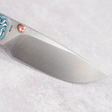 Marten | Blue Carbon Fibre + 154CM - A1609
