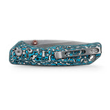 Marten | Blue Carbon Fibre + 154CM - A1609