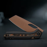 Kroc 329 | Black Aluminium Topo G10 + Copper Dune S35VN - A1810
