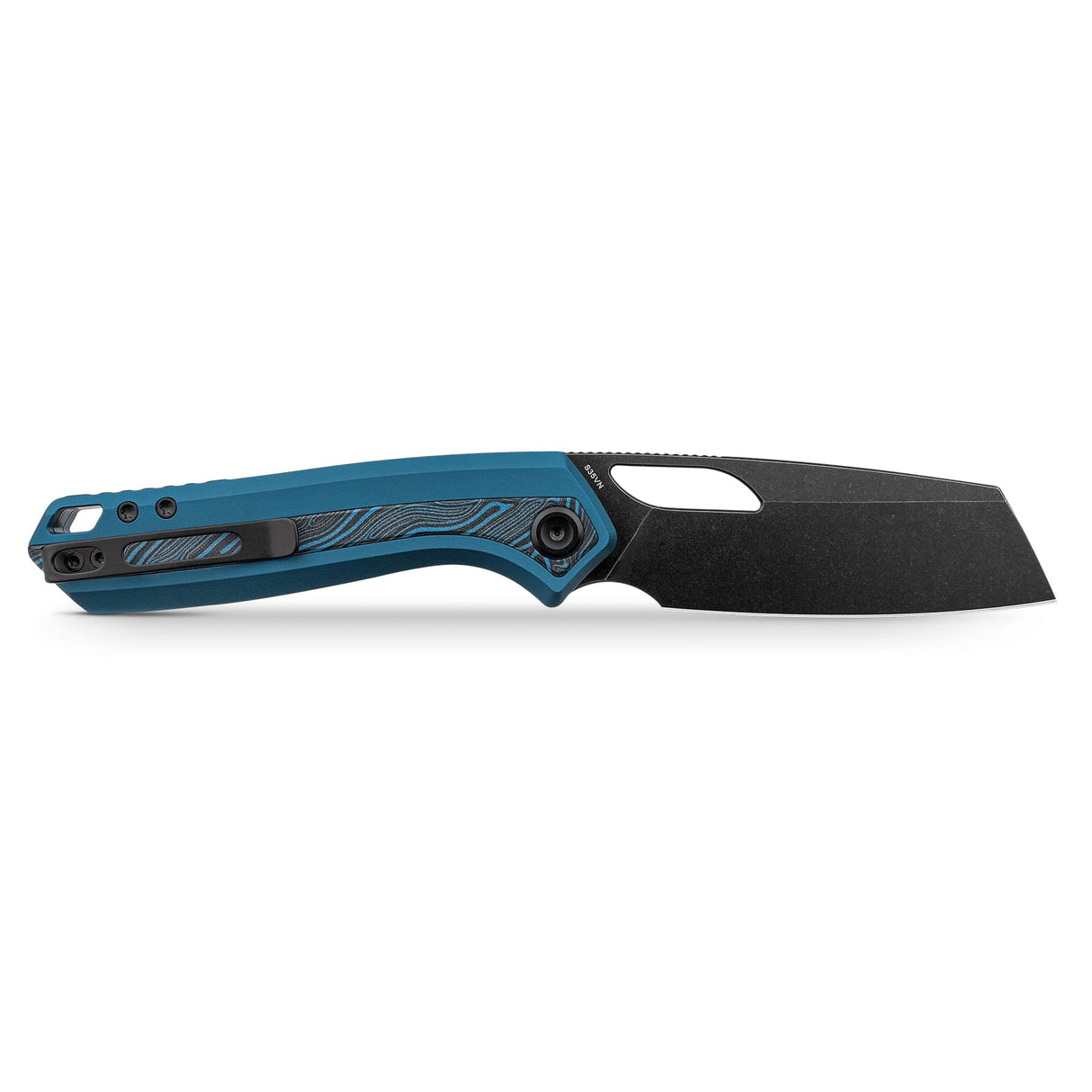 Kroc 329 | Blue Aluminium Topo G10 + Blackwash S35VN - A1811