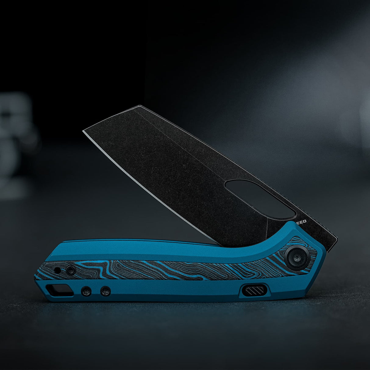 Kroc 329 | Blue Aluminium Topo G10 + Blackwash S35VN - A1811
