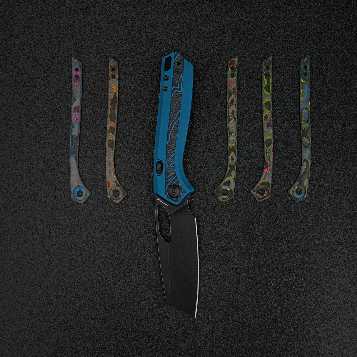 Kroc 329 | Blue Aluminium Topo G10 + Blackwash S35VN - A1811