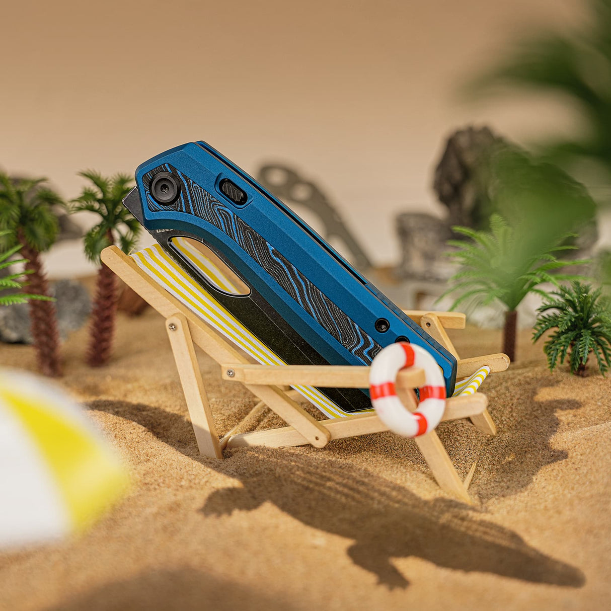 Kroc 329 | Blue Aluminium Topo G10 + Blackwash S35VN - A1811