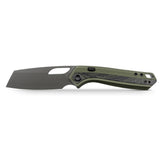 Kroc 329 | Olive Green Aluminium Topo G10 + Destroyer Grey S35VN - A1812