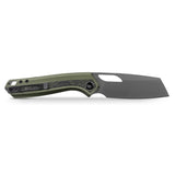 Kroc 329 | Olive Green Aluminium Topo G10 + Destroyer Grey S35VN - A1812