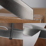 Kroc 329 | Grey Aluminium Ocean Micarta + Satin S35VN - A1813