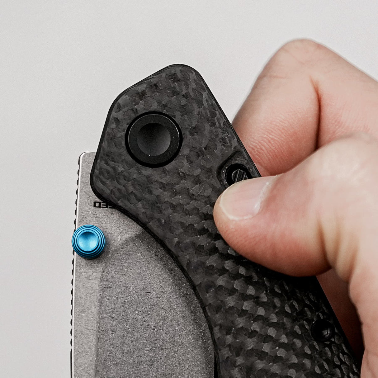 Marten 330 | Carbon Fiber + Stonewash 154CM - A1611