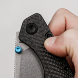 Marten 330 | Carbon Fiber + Stonewash 154CM - A1611