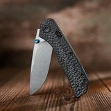 Marten 330 | Carbon Fiber + Stonewash 154CM - A1611
