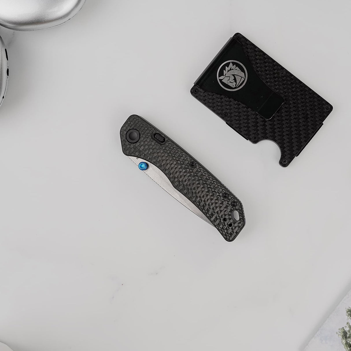 Marten 330 | Carbon Fiber + Stonewash 154CM - A1611