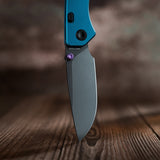 Marten 330 | Blue Aluminium + Destroyer Grey 154CM - A1612