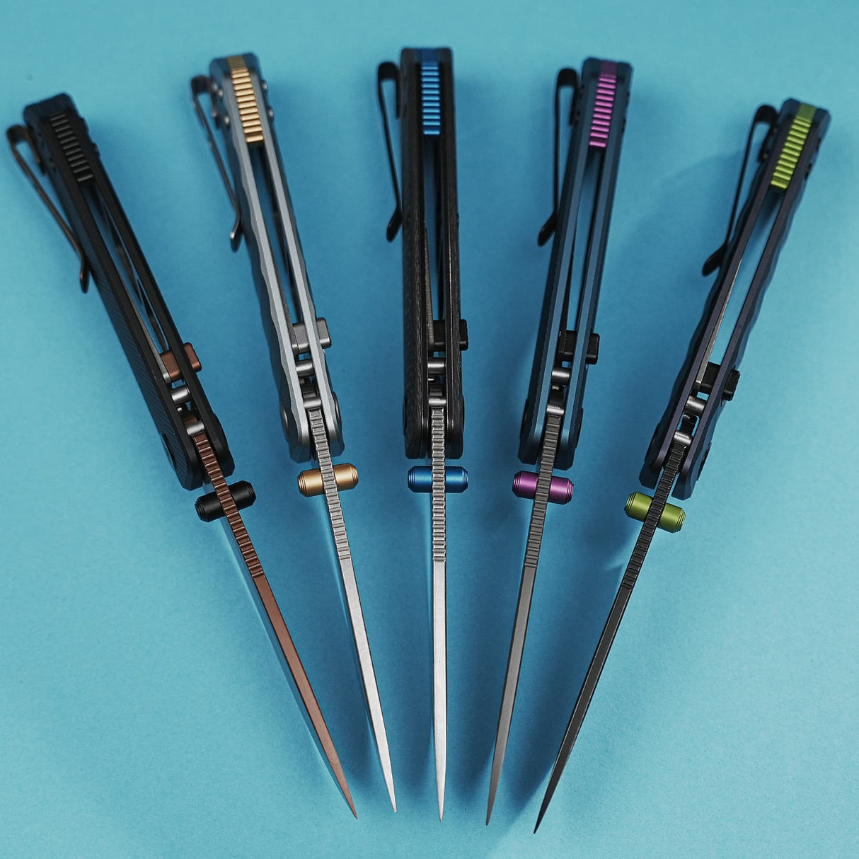 Marten 330 | Blue Aluminium + Destroyer Grey 154CM - A1612