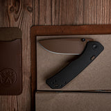 Marten 330 | Black Aluminium + Copper Dune 154CM - A1613