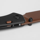 Marten 330 | Black Aluminium + Copper Dune 154CM - A1613