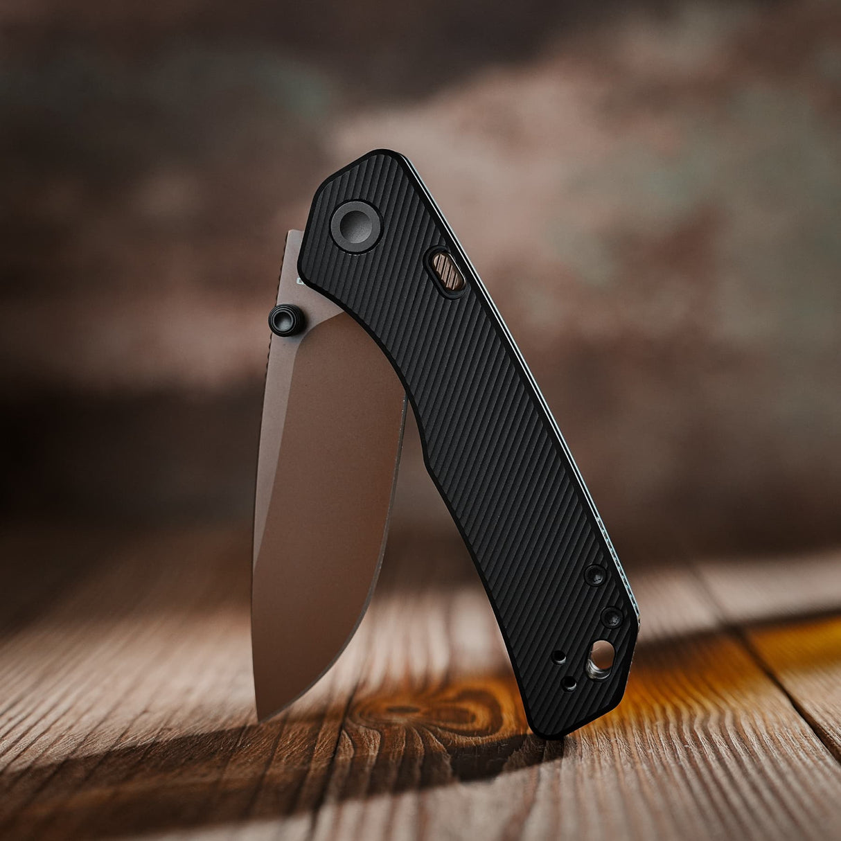 Marten 330 | Black Aluminium + Copper Dune 154CM - A1613