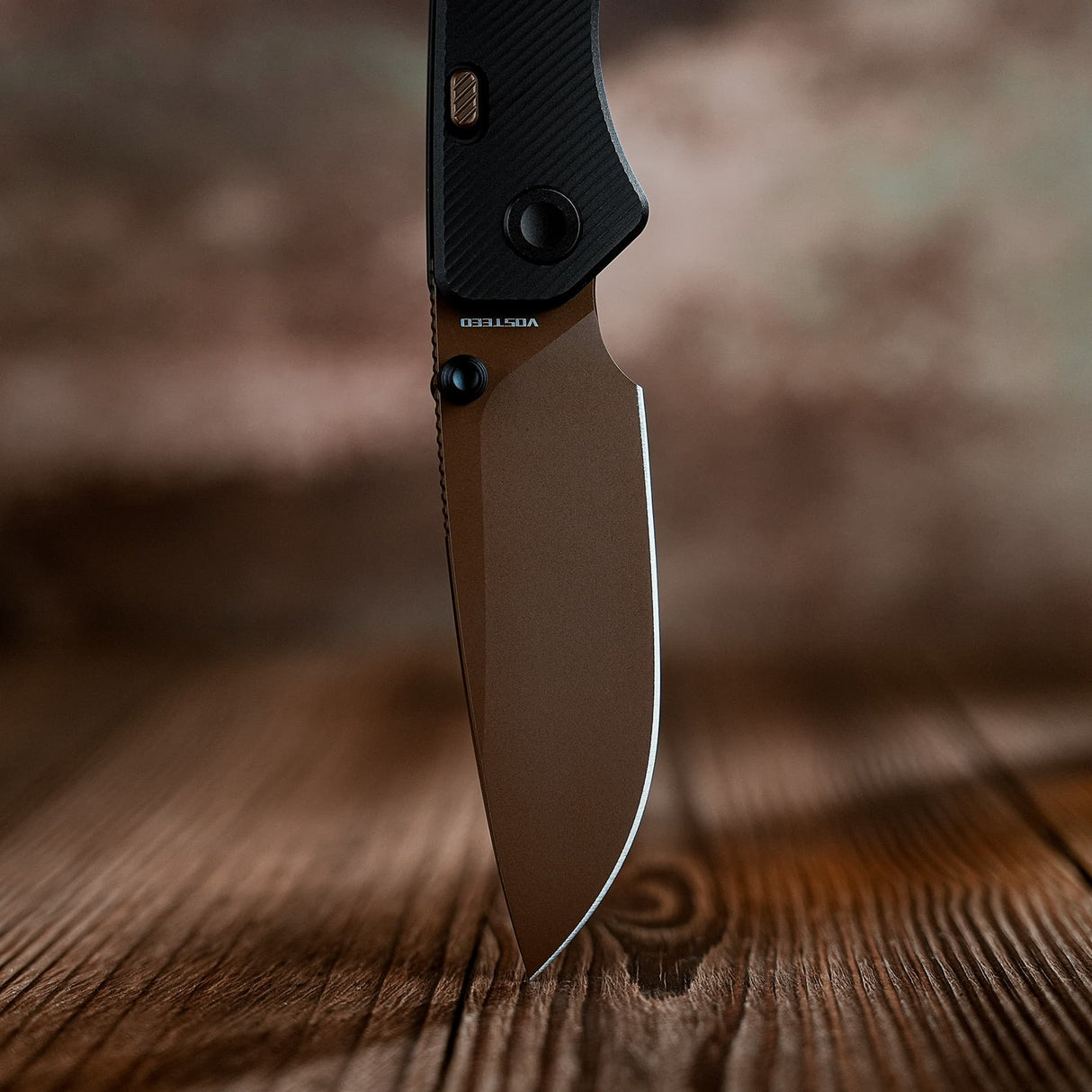 Marten 330 | Black Aluminium + Copper Dune 154CM - A1613