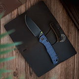 Marten 330 | Dark Blue Aluminium + Blackwash 154CM - A1615
