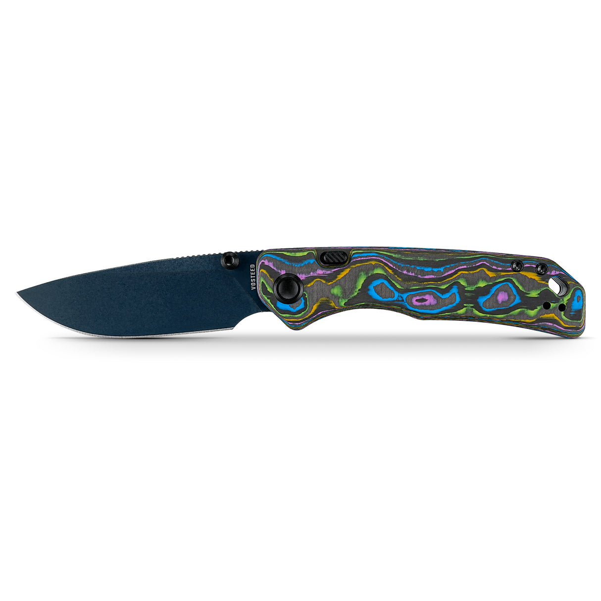 Marten 330 | Neon Topo Carbon Fibre + Blue Stonewash 154CM - A1618