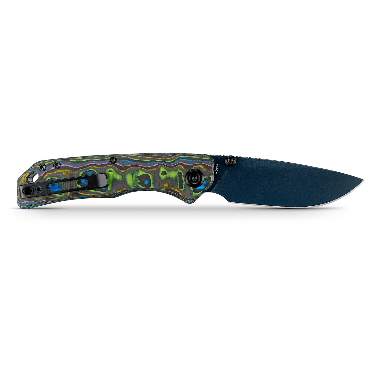 Marten 330 | Neon Topo Carbon Fibre + Blue Stonewash 154CM - A1618