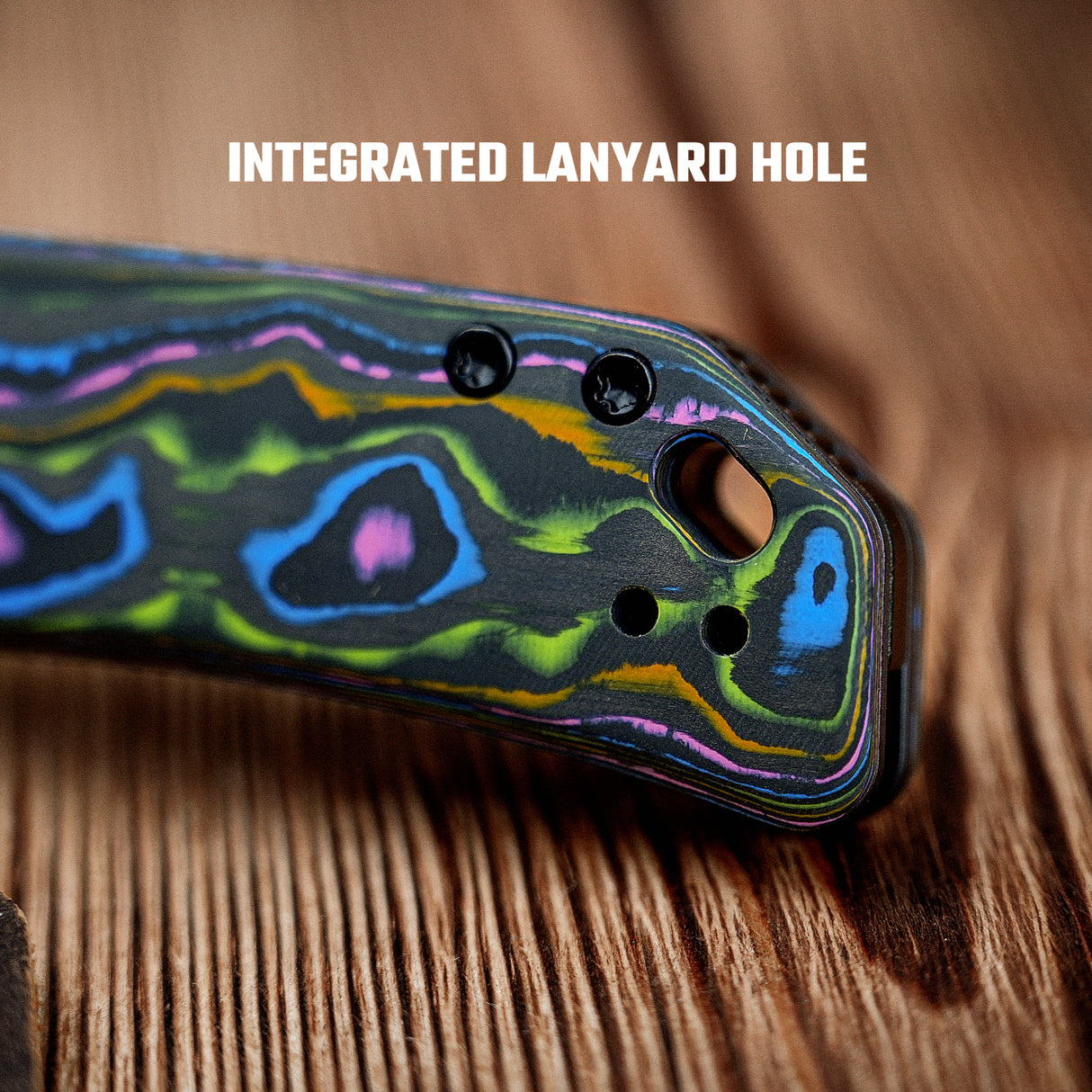 Marten 330 | Neon Topo Carbon Fibre + Blue Stonewash 154CM - A1618