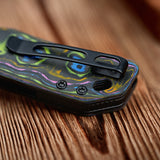 Marten 330 | Neon Topo Carbon Fibre + Blue Stonewash 154CM - A1618