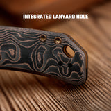 Marten 330 | Copper Carbon Fibre + Blackwash 154CM - A1619