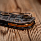 Marten 330 | Copper Carbon Fibre + Blackwash 154CM - A1619
