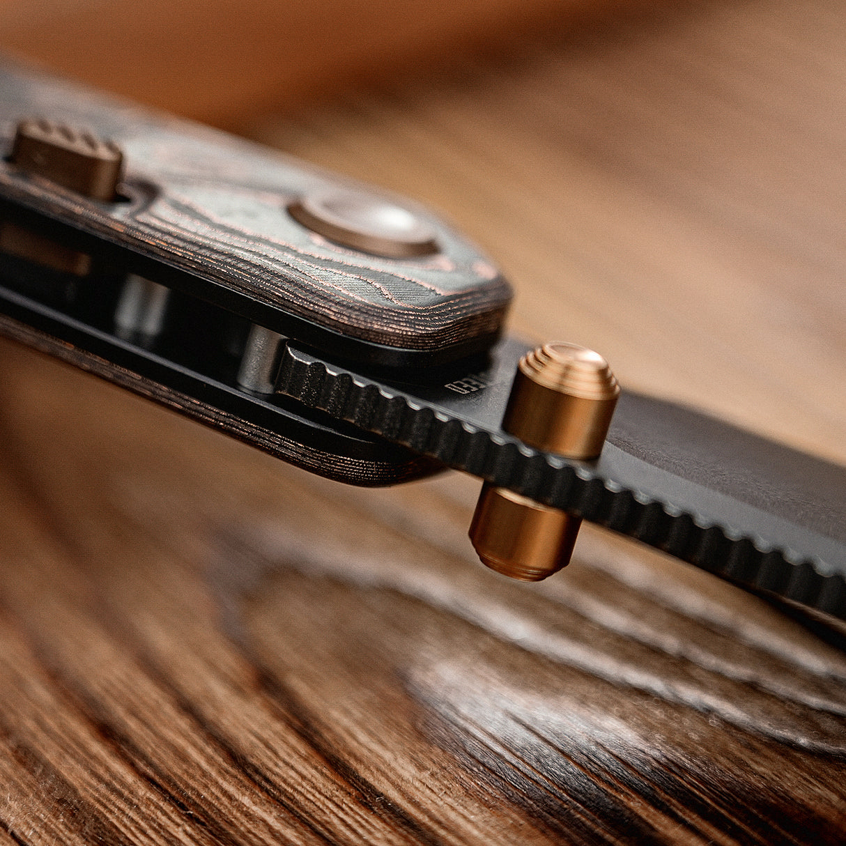Marten 330 | Copper Carbon Fibre + Blackwash 154CM - A1619
