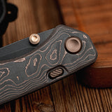 Marten 330 | Copper Carbon Fibre + Blackwash 154CM - A1619