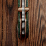 Marten 330 | Green Micarta + Stonewash 14C28N - A1624