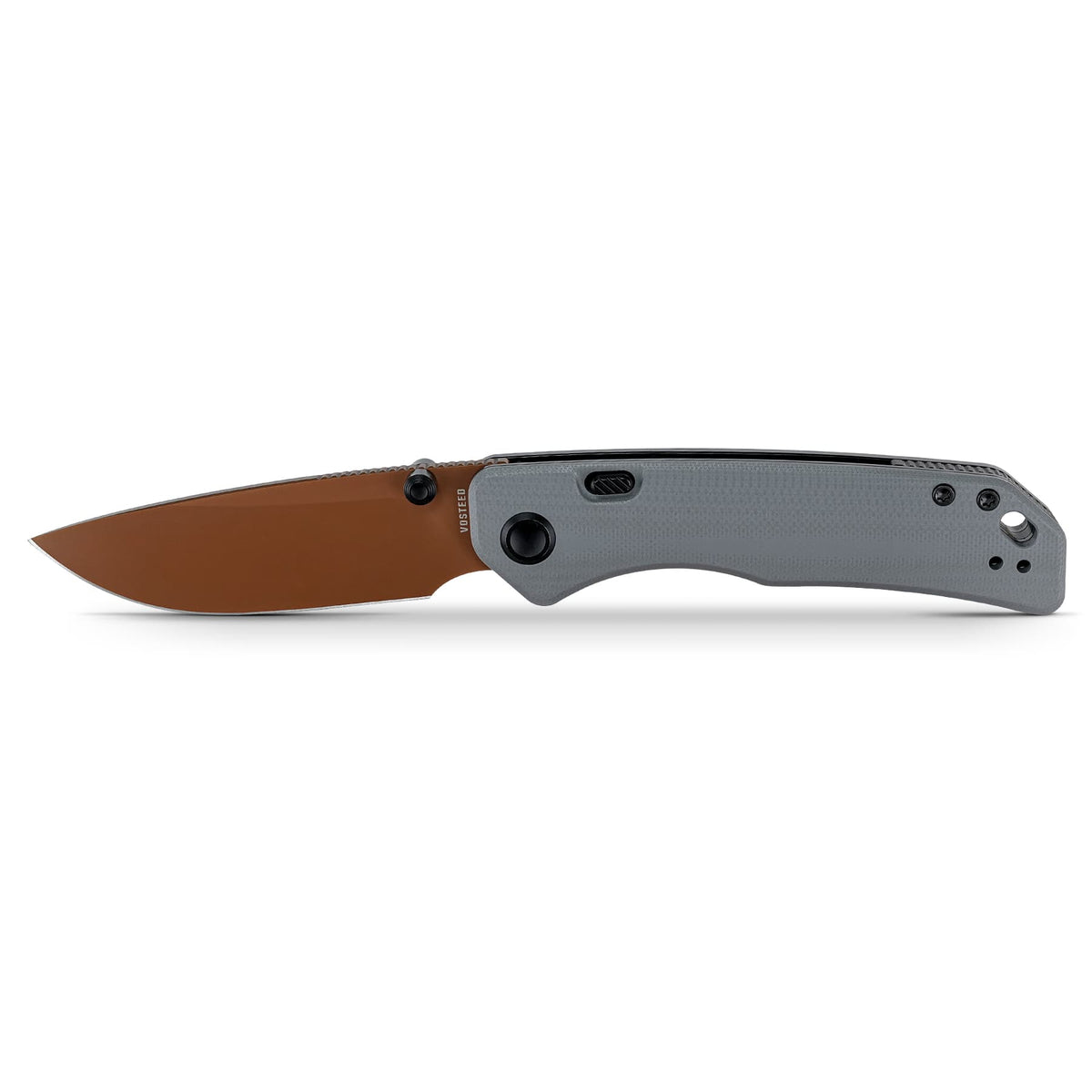 Marten 330 | Gray G10 + Copper Dune 14C28N - A1626