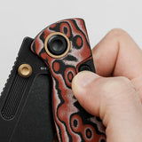 Naga | Ivory Drift Micarta + Blackwash S35VN - A3905