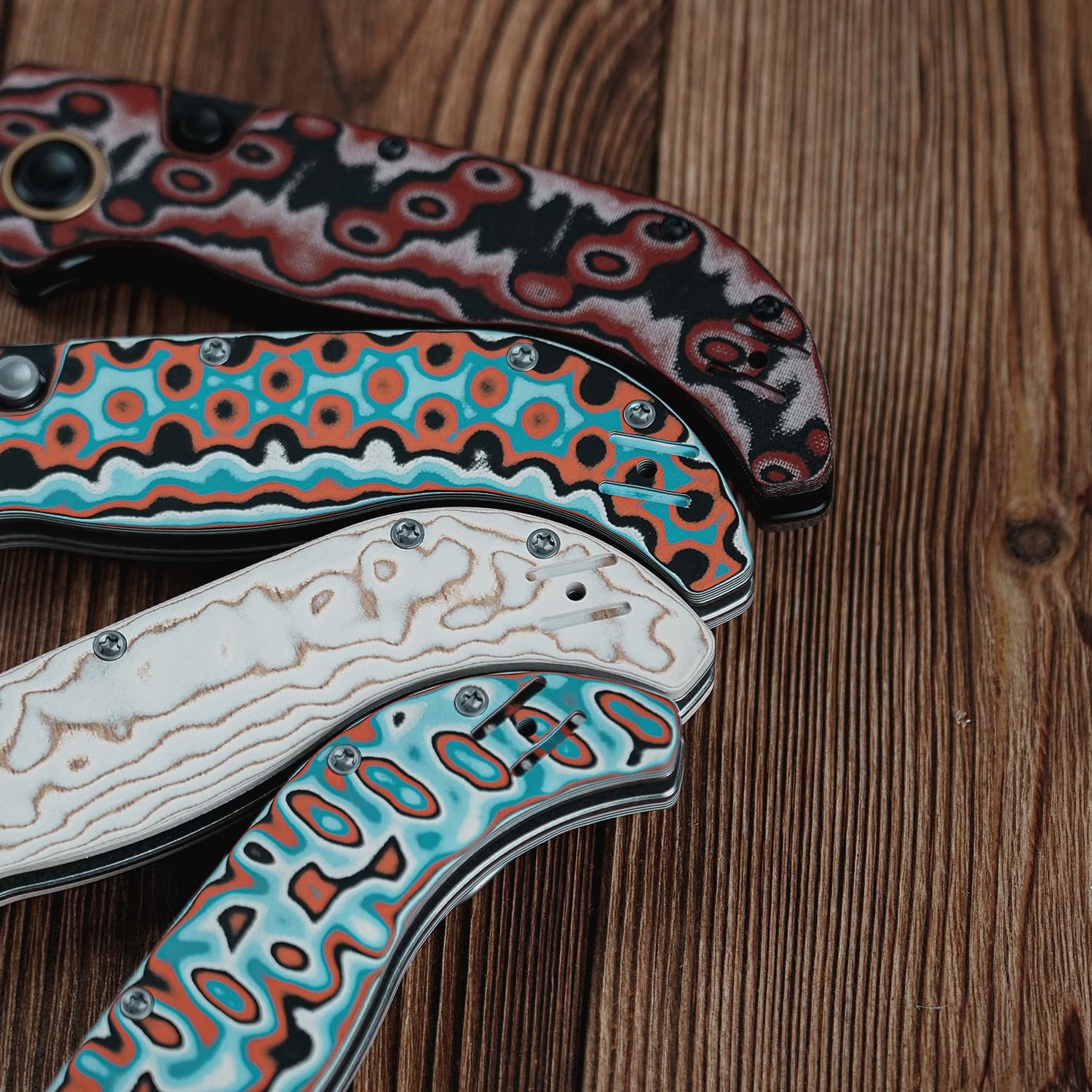 Naga | Ivory Drift Micarta + Blackwash S35VN - A3905