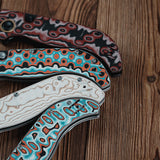 Naga | Ivory Drift Micarta + Blackwash S35VN - A3905