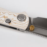 Naga | Scarlet Void Micarta + Satin S35VN - A3906