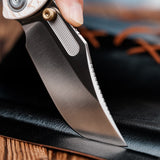 Naga | Scarlet Void Micarta + Satin S35VN - A3906