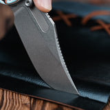 Naga | Canyon Current Bamboo Micarta + Stonewash S35VN - A3908