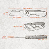 Nip-L | Grey Ti + Stonewashed Elmax - A4201