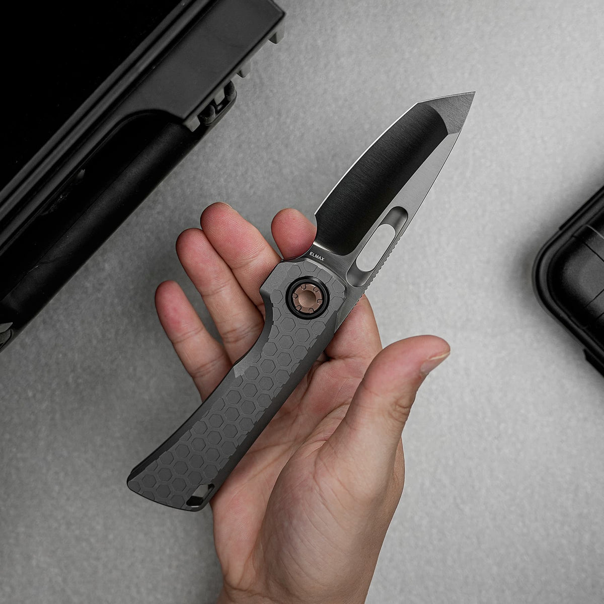 Nymble | Dim Grey Ti + Obsidian DLC Elmax - A4705