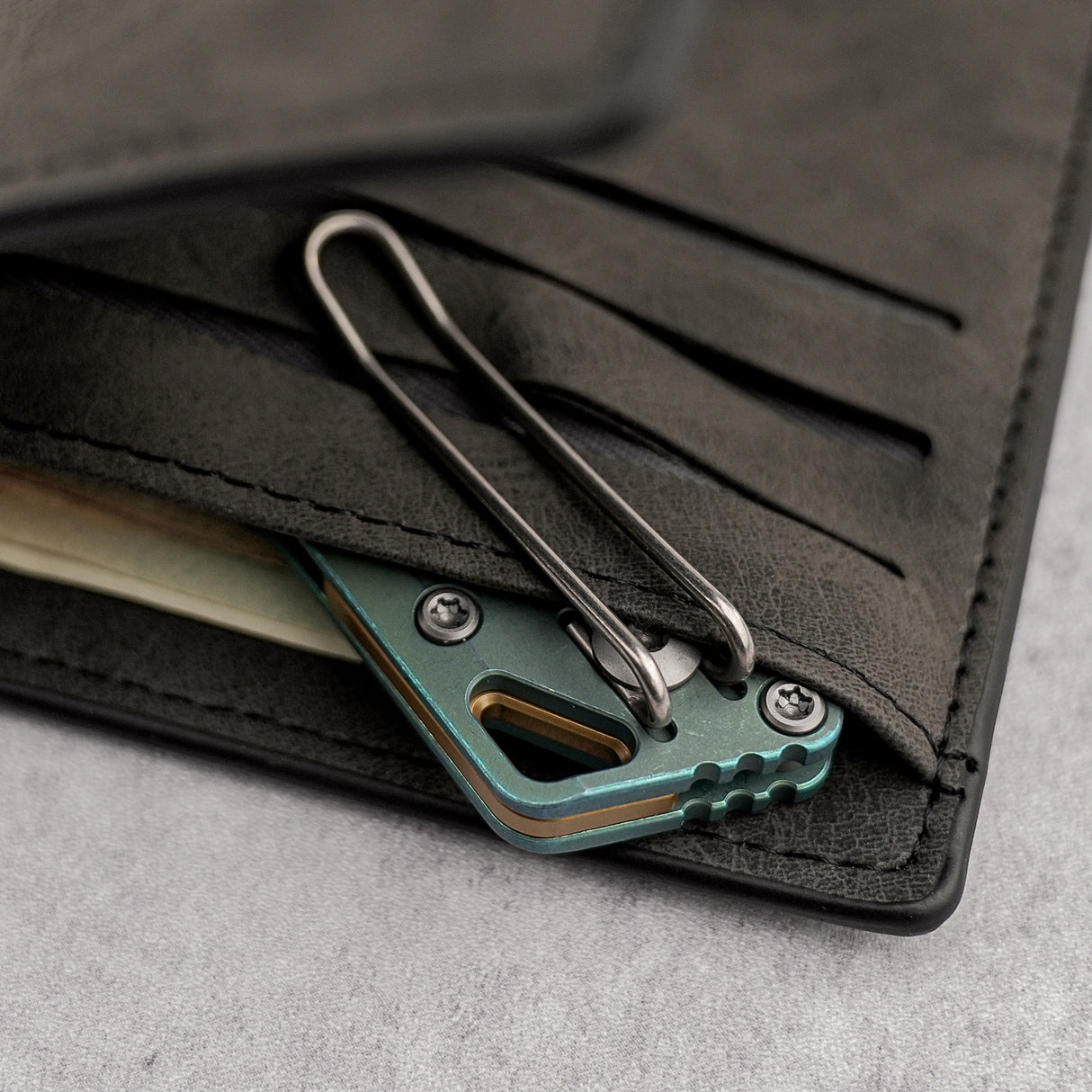 Parallel | Green Ti + Stonewash 154CM - A3519