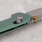 Parallel | Green Ti + Stonewash 154CM - A3519