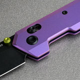 Parallel | Purple Ti + Blackwash 154CM Tanto