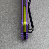 Parallel | Purple Ti + Blackwash 154CM Tanto