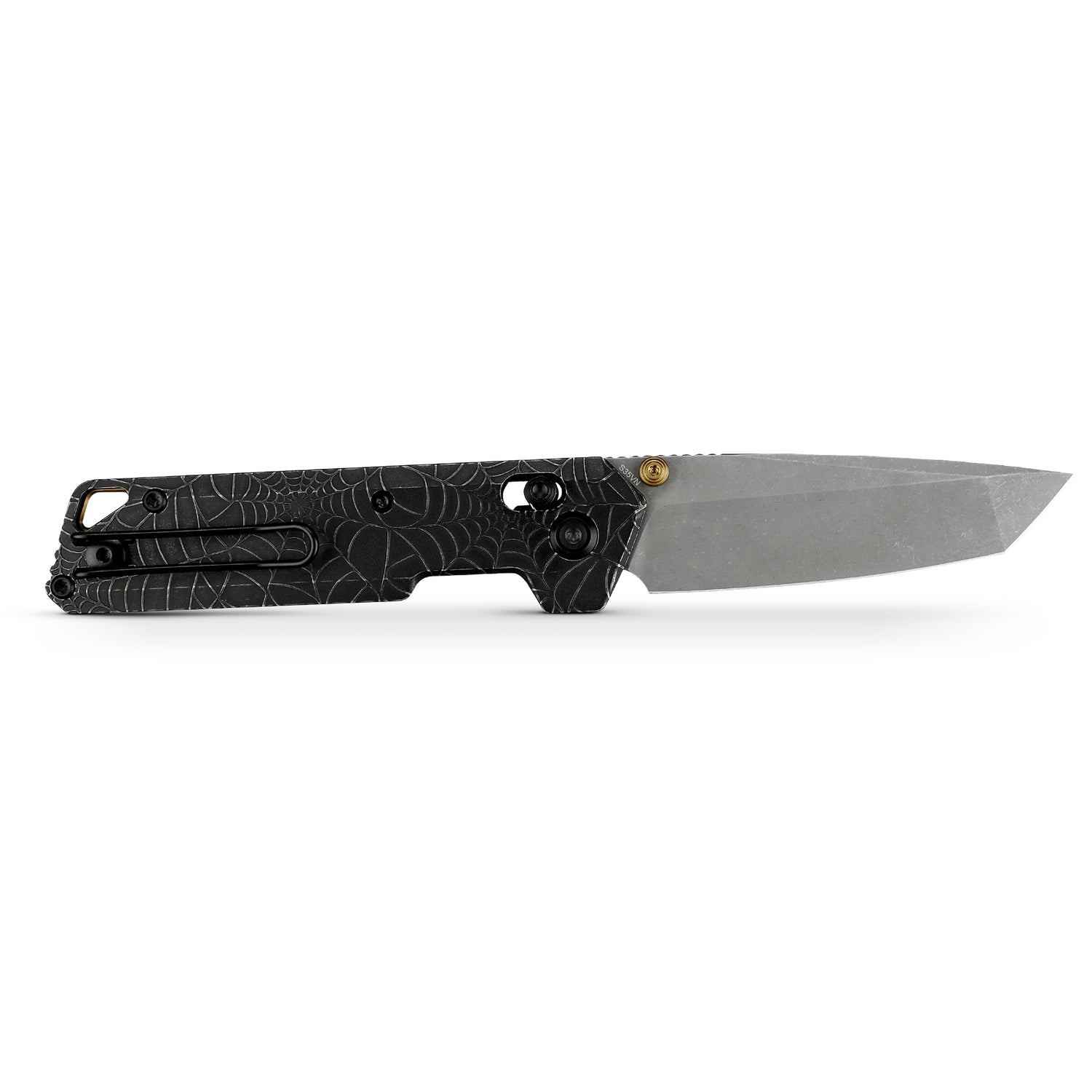 Parallel | Acid Wash Black Ti + Stonewash S35VN Tanto