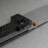 Parallel | Acid Wash Black Ti + Stonewash S35VN Tanto