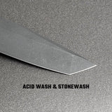 Parallel | Acid Wash Black Ti + Stonewash S35VN Tanto