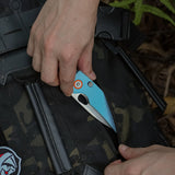 Porcupine | Sky Blue G10 + Satin 14C28N - A2608