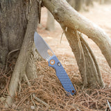 Porcupine | Blue Crosshatch G10 + Satin 14C28N - A2621